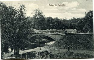 Romitten, Kreis Preußisch Eylau Rominten, Brücke 