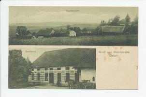 Blankensee, Kreis Heilsberg Blankensee, Ortsansicht, Gasthaus 