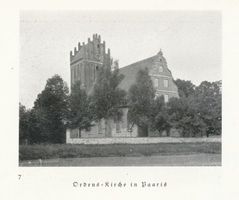 Paaris, Kreis Rastenburg Paaris, Ordenskirche Паарис, орденская церковь