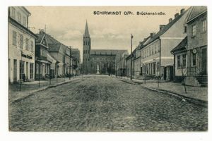 Schirwindt, Stadt, Kreis Schloßberg Schirwindt, Brückenstraße Ширвиндт, Брюккенштрассе