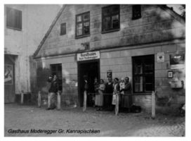 Kleehagen, Kreis Gumbinnen Guddatschen, Gasthaus Moderegger Гуддатшен, трактир Модереггера