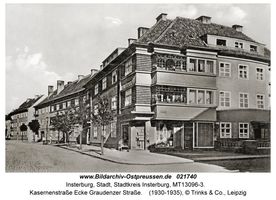 Insterburg, Stadt, Stadtkreis Insterburg Göringstraße (fr. Kasernenstraße)