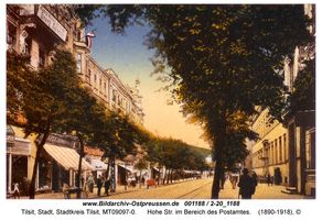 Tilsit, Stadt, Stadtkreis Tilsit Hohe Straße