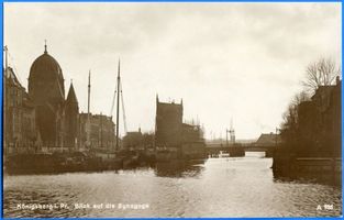 Königsberg (Pr.), Stadtkreis Königsberg Königsberg (Pr.), Blick auf die Synagoge Кёнигсберг (Пр.), вид на синагогу