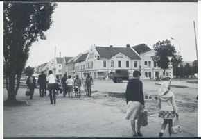 Memel, Stadt, Stadtkreis Memel Neuer Markt Memel, Neuer Markt, Blick in die Fischerstraße Мемель, Новый рынок, вид на Фишерштрассе