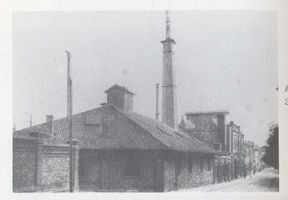 Königsberg (Pr.), Stadtkreis Königsberg Oberlaak Königsberg, Oberlaak,  Die Union-Giesserei , Ansicht vom Steindammer Wall Königsberg, Union-Giesserei