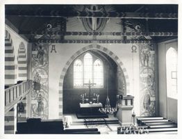 Dubeningen, Kreis Goldap Dubeningen, Kirche, Innenansicht Дубенинген, церковь, внутренний вид