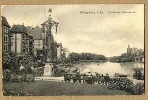 Königsberg (Pr.), Stadtkreis Königsberg Schlossteichpromenade Königsberg (Pr.), Partie am Schlossteich III Königsberg, Schloßteich
