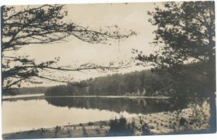 Widminnen, Kreis Lötzen Widminnen, Partie am Weißen See 