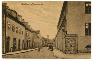 Gerdauen, Stadt und Bahnstation, Kreis Gerdauen Wilhelmstraße Gerdauen, Wilhelmstraße 