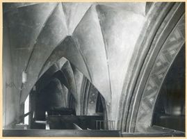 Labiau, Kreis Labiau Labiau, Ev. Kirche, Innenraum, Zellengewölbe Лабиау, евангелическая церковь, интерьер, коробовый свод