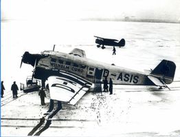 Königsberg (Pr.), Stadtkreis Königsberg Königsberg, Flughafen Devau, Flugzeug Wilhelm Cuno Кёнигсберг, аэропорт Девау, самолёт «Вильгельм Куно»