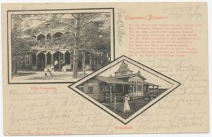 Seebad-Försterei, Kreis Memel Seebad-Försterei, Villa Concordia und Strandhalle 