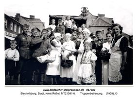 Bischofsburg, Stadt, Kreis Rößel Erich-Koch-Straße (fr. Langgasse)