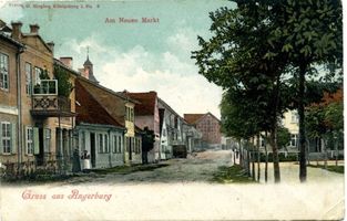 Angerburg Kr. Angerburg, Stadt, Kreis Angerburg Neuer Markt  