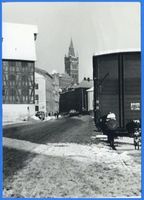 Königsberg (Pr.), Stadtkreis Königsberg Königsberg (Pr.), Blick von der Lastadie auf den Schloßturm Königsberg, Speicherviertel am Hundegatt (Lastadie)