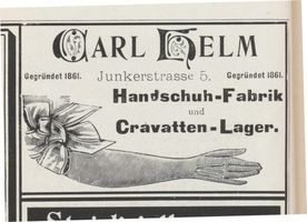 Königsberg (Pr.), Stadtkreis Königsberg Junkerstraße 5 Königsberg (Pr.), Junkerstraße, Handschuh Fabrik, Carl Helm Königsberg, Anzeigen