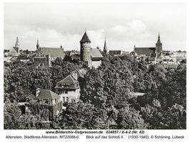 Allenstein, Stadtkreis Allenstein  Allenstein, Schloß