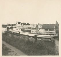  Oberländischer Kanal, Motorschiff  Herta  im Kanal Oberlandkanal