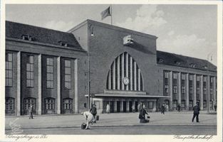 Königsberg (Pr.), Stadtkreis Königsberg Reichsplatz Königsberg (Pr.), Hauptbahnhof XXVII Königsberg, Hauptbahnhof