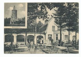 Osterode (Ostpr.), Kreis Osterode Osterode, Restaurant Collispark und Bismarckturm 