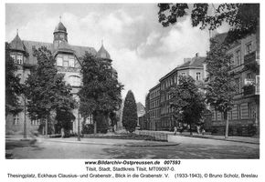 Tilsit, Stadt, Stadtkreis Tilsit Thesingplatz