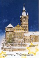 Königsberg (Pr.), Stadtkreis Königsberg Königsberg (Pr.), Das Schloss, Weihnachts-Grußkarte 