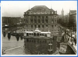 Königsberg (Pr.), Stadtkreis Königsberg Kneiph. Langgasse Königsberg (Pr.),  Kneiphöfsche Langgasse und Grüne Brücke IV Königsberg, Stadtteil Kneiphof