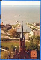 Frauenburg, Kreis Braunsberg Frauenburg, Blick auf den Hafen und das Frische Haff IV 
