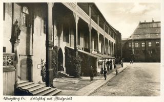 Königsberg (Pr.), Stadtkreis Königsberg Königsberg (Pr.), Schloßhof mit Blutgericht XII Königsberg, Schloß