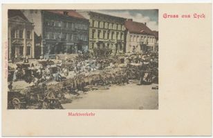 Lyck, Stadt, Kreis Lyck Lyck, Markttreiben Лык, ярмарочное оживление