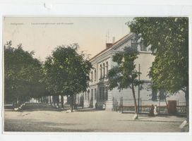 Heiligenbeil, Kreis Heiligenbeil Heiligenbeil, Landwirtschaftsschule mit Promenade Хайлигенбайль, сельскохозяйственная школа с променадом