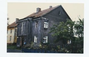 Metgethen, Ort und Bahnstation, Stadtkreis Königsberg  8-9 Metgethen, Gartenstadt,  Hindenburgweg 8-9, Haus Littek 