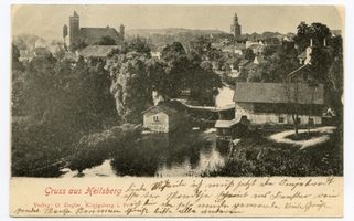 Heilsberg Kr. Heilsberg, Stadt, Kreis Heilsberg Heilsberg Kr. Heilsberg, Blick auf die Stadt II 