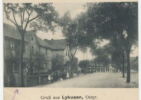 Likusen, Kreis Allenstein Likusen fr. Lykusen, Dorfstraße, 