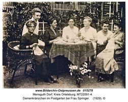 Mensguth Dorf, Kreis Ortelsburg 