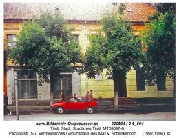Tilsit, Stadt, Stadtkreis Tilsit Packhofstraße 5-7  Tilsit, Deutsche Str. zwischen Packhofstr. und Fletcherplatz