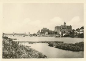 Marienburg, Westpr., Kreis Marienburg Marienburg i. Westpr., Nogatbrücken und Marienburg III Marienburg, Schloß