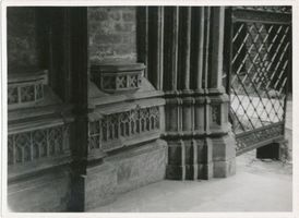 Marienburg, Westpr., Kreis Marienburg Marienburg i. Westpr., Die Marienburg, Eingang zur St. Annen Kapelle, Gitter und Stuckverzierungen Marienburg, Schloß