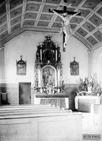 Groß Buchwalde, Kreis Allenstein Groß Buchwalde, Kath. Kapelle - Blick zum Altar 