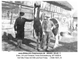 Erlen, Ort und Försterei, Kreis Elchniederung 