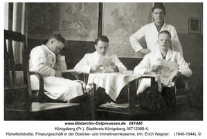 Königsberg (Pr.), Stadtkreis Königsberg Hünefeldstraße  Königsberg, Kasernen, Militärisches