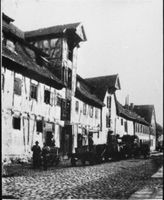 Tilsit, Stadt, Stadtkreis Tilsit Tilsit, Goldschmiedestraße 6  5, alte Speicher, Blick nach Osten II Tilsit, Alte Häuser, alte Hinterhöfe
