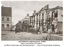 Tapiau, Kreis Wehlau Marktplatz