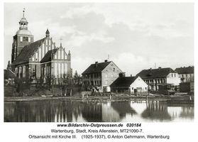 Wartenburg Kr. Allenstein, Stadt, Kreis Allenstein  