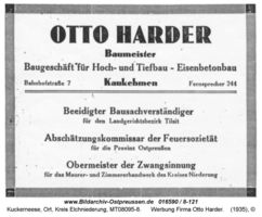 Kuckerneese, Ort, Kreis Elchniederung Bahnhofstraße