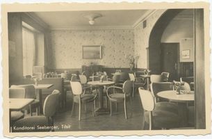 Tilsit, Stadt, Stadtkreis Tilsit Hohe Straße 13 Tilsit, Hohe Straße 13, Konditorei Seeberger (fr. Konditorei Kreuzberger) Tilsit, Café  Kreuzberger  (Hohe Str. 13)