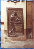 Frauenburg, Kreis Braunsberg Frauenburg, Dom, Inneres, Bronzetafel  Der weinende Tod  Фрауэнбург, собор, внутреннее помещение, бронзовая плита «Плачущая смерть»