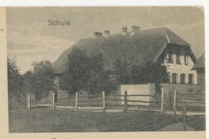Erztal, Kreis Johannisburg Krussewen, Schule Крусевен, школа