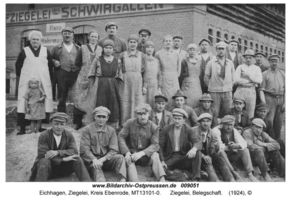 Eichhagen, Ziegelei, Kreis Ebenrode 